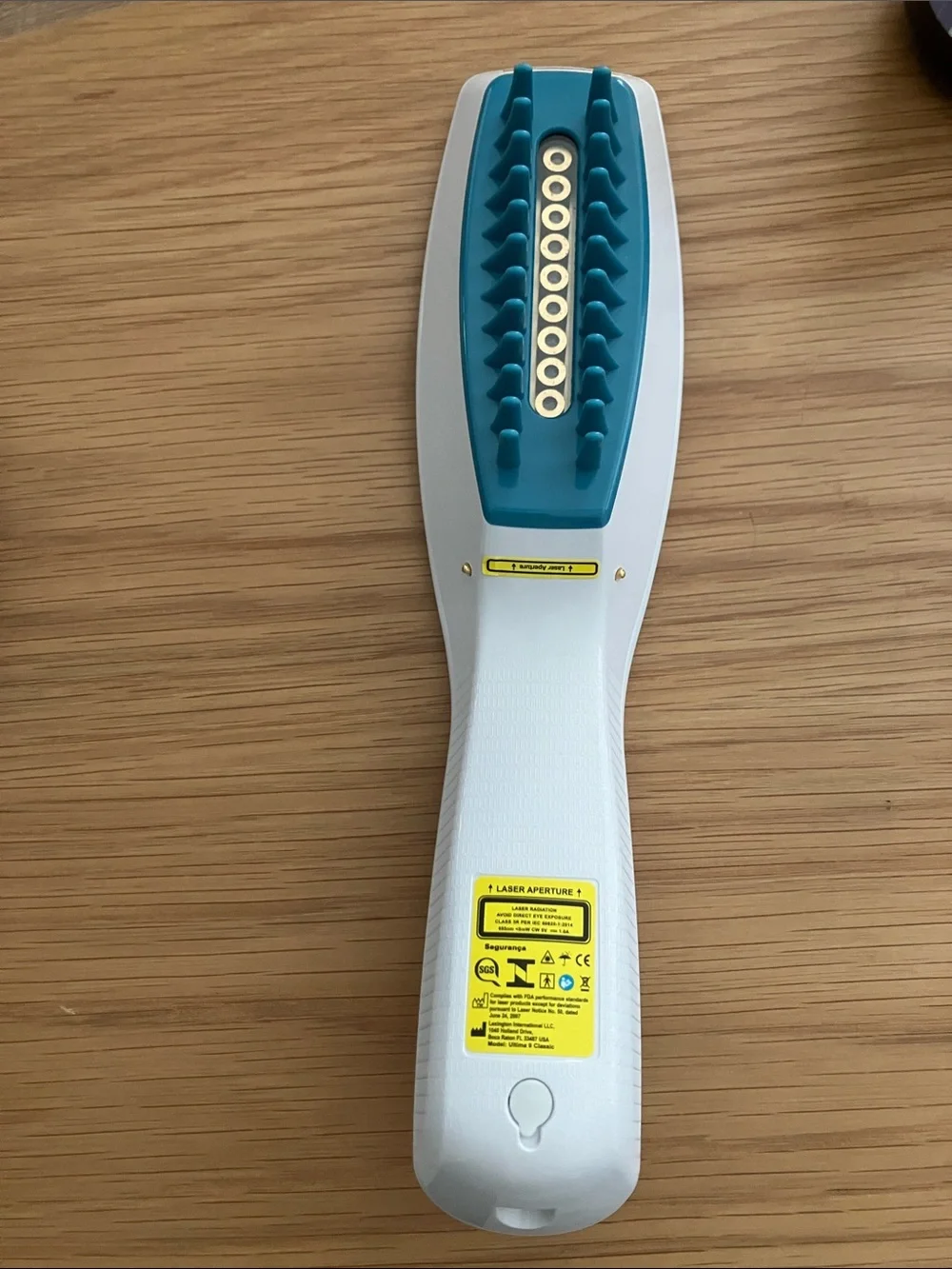 HairMax women’s hair growth Device — Teal and White
